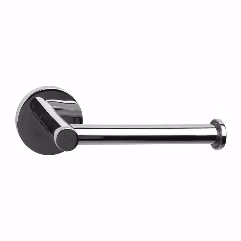 QUVIO Toiletrolhouder RVS Zilver B: 6 cm, D: 16 cm, H: 8 cm
