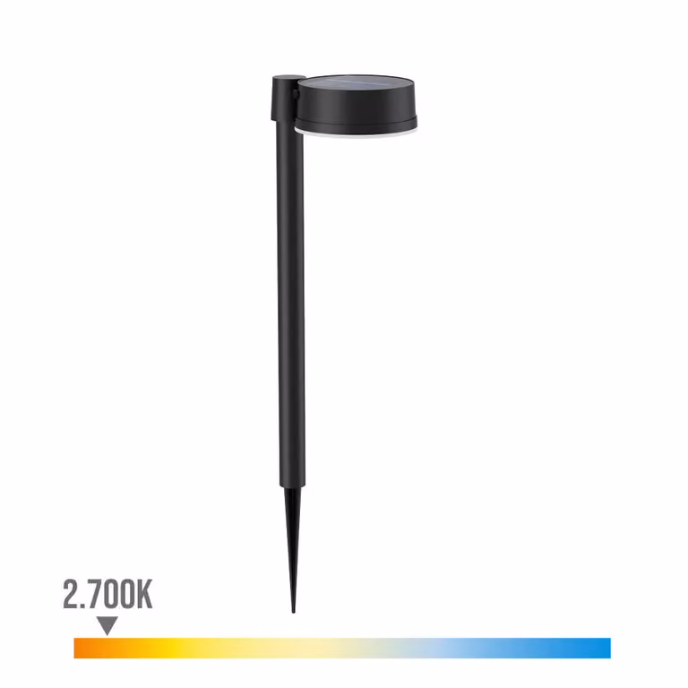 Philips Vynce Basic Solar LED grondspies lamp, zwart, Ø kop: 11,2 cm