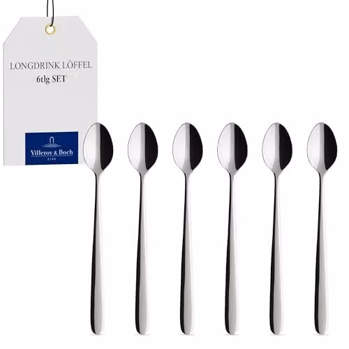 Villeroy & Boch Daily Line longdrink lepel set, 6 stuks, 200 mm