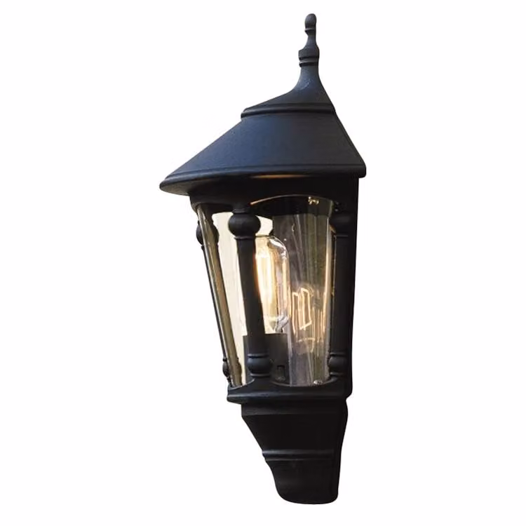 Klassieke muurlamp Virgo Konstsmide zwart