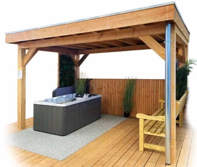 Veranda Buitengewoon De Boet Robuust 400 x 400 cm