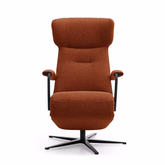 Prominent Relaxstoel C-102 - Oranje - Stof