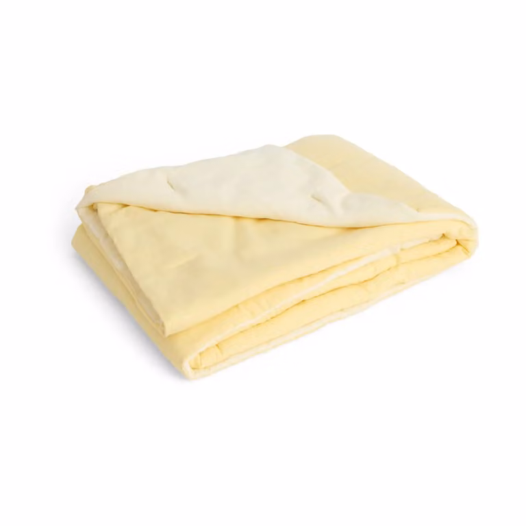 HAY Air Quilt plaid Soft yellow 140 x 200 cm