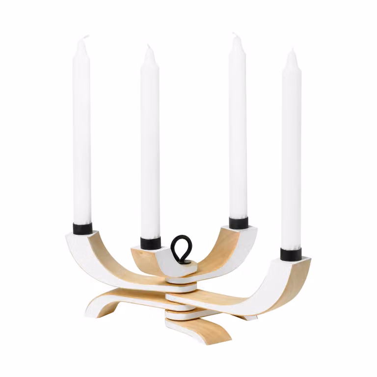 Design House Stockholm Nordic Light kaarsenhouder met 4 armen wit