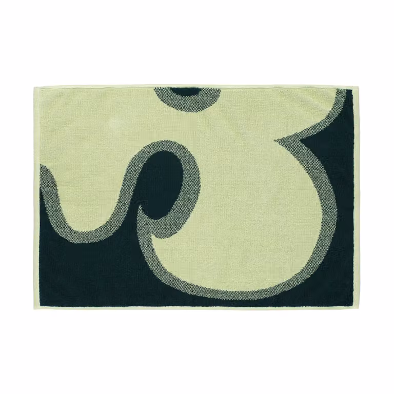 Marimekko Jokeri badmat Pear-dark green 50 x 80 cm