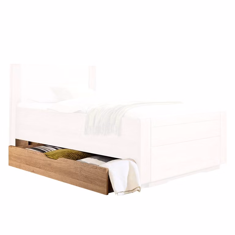 home24 Bedlade bruin met 1 opbergruimte, 90 x 200 cm