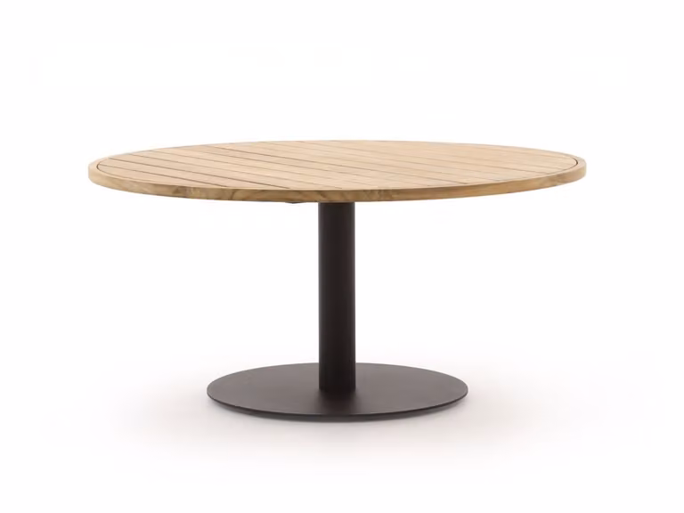 Zavelli Ronde Tuineettafel van Teakhout in Bruin, Diameter: 150 cm