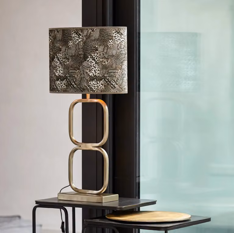 Light & Living Lampvoet LUTIKA Tafellamp in Goud/Messing, B/D/H: 23 x 11,5 x 46 cm