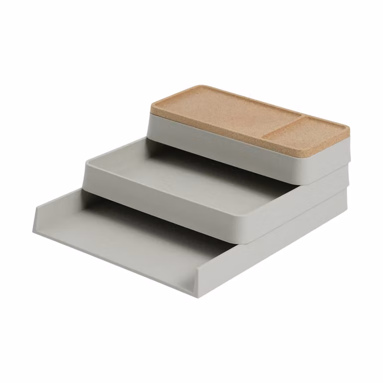 Muuto Arrange Desktop Opberging Configuration met meerdere compartimenten - Grijs