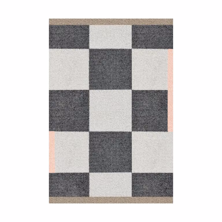 Mette Ditmer Square all-round deurmat - Donkergrijs - 55 x 80 cm