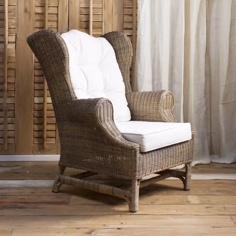 Rivièra Maison Fauteuil Nicolas Tub - Naturel - Rustic - Voor volwassenen
