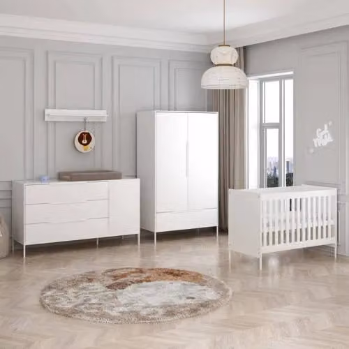 Born Lucky Babykamer Santiago Wit XL 3-Delig