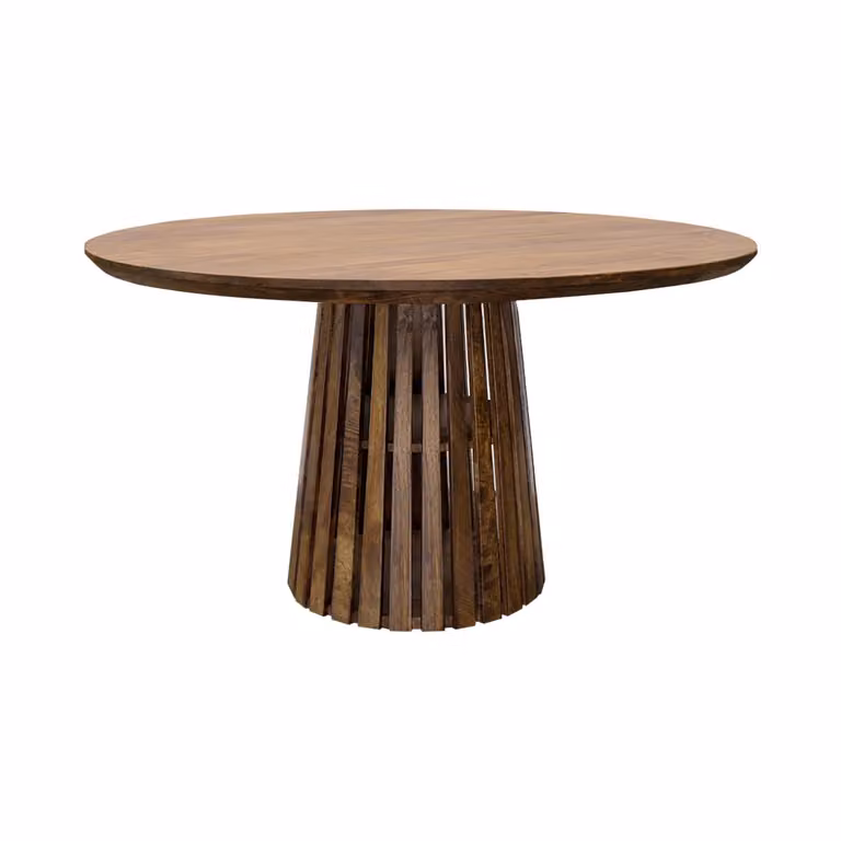 Kick Collection eettafel Jude ronde tafel bruin - Breedte: 120 cm