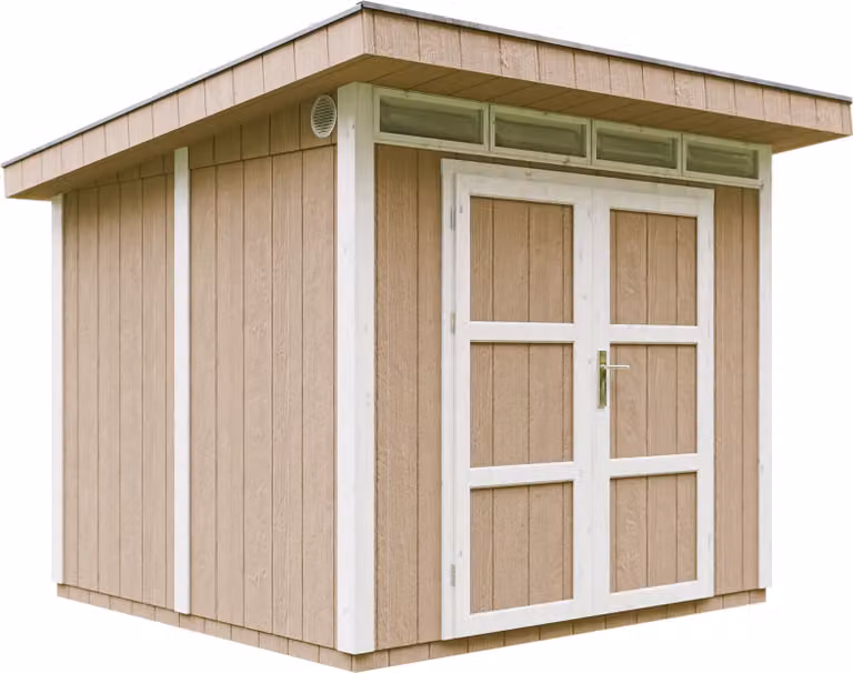 Tuinhut TIMBELA M903A Tuinberging Terra Bruin, 5,9 m², B: 279 cm, L: 293 cm, H: 239 cm