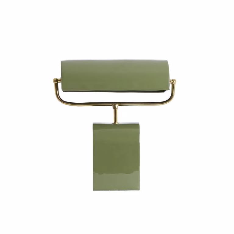 Light & Living Cardona bureaulamp - Lichtgroen/Goud - E27