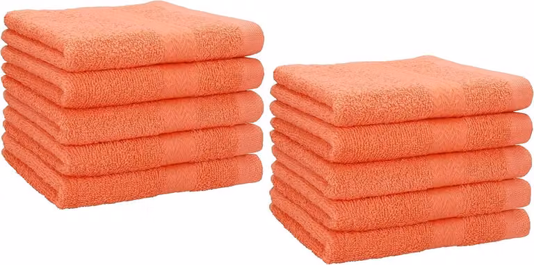 Gastendoekjes Set Oranje - Superabsorberende en Superzachte Gezichtshanddoekjes - 30 x 50 cm