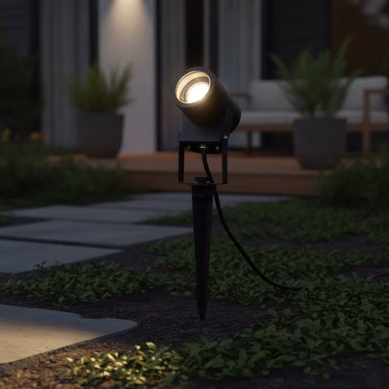 Lyora Prikspot Vida antraciet - Zwarte vloerlamp van aluminium