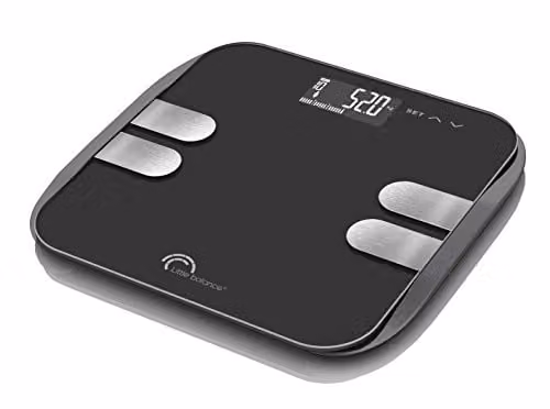 Little Balance LB 8210 Body Wave digitale personenweegschaal, zwart
