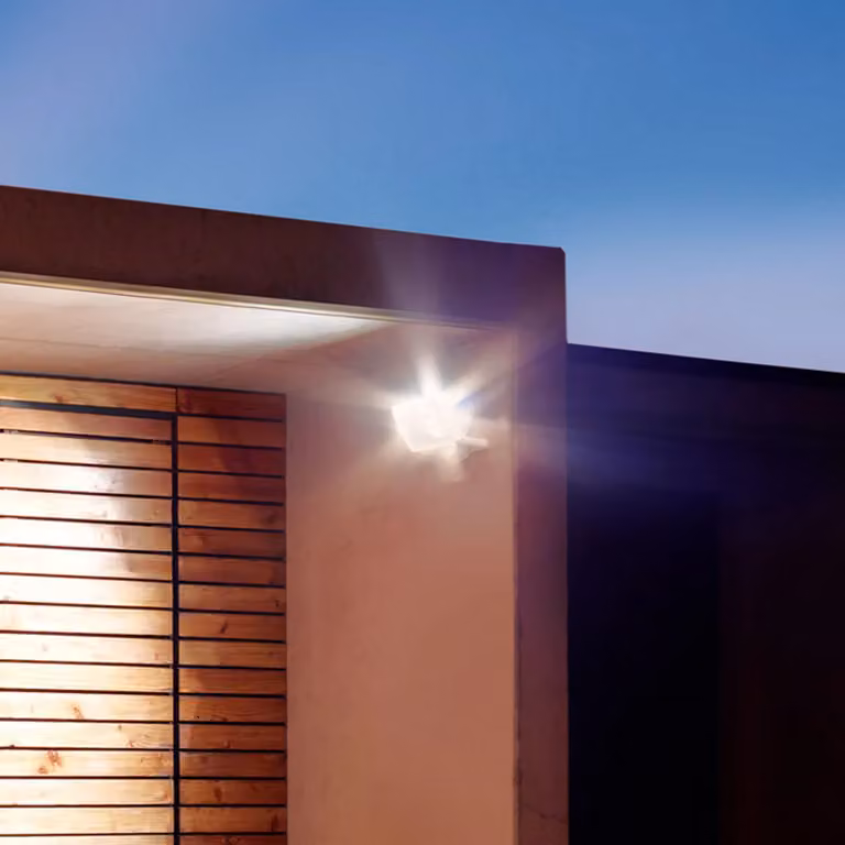 Steinel LS 300 S LED-buitenspot zwart met bewegingsmelder, 29,5 W, 4000 K neutraal wit, IP44