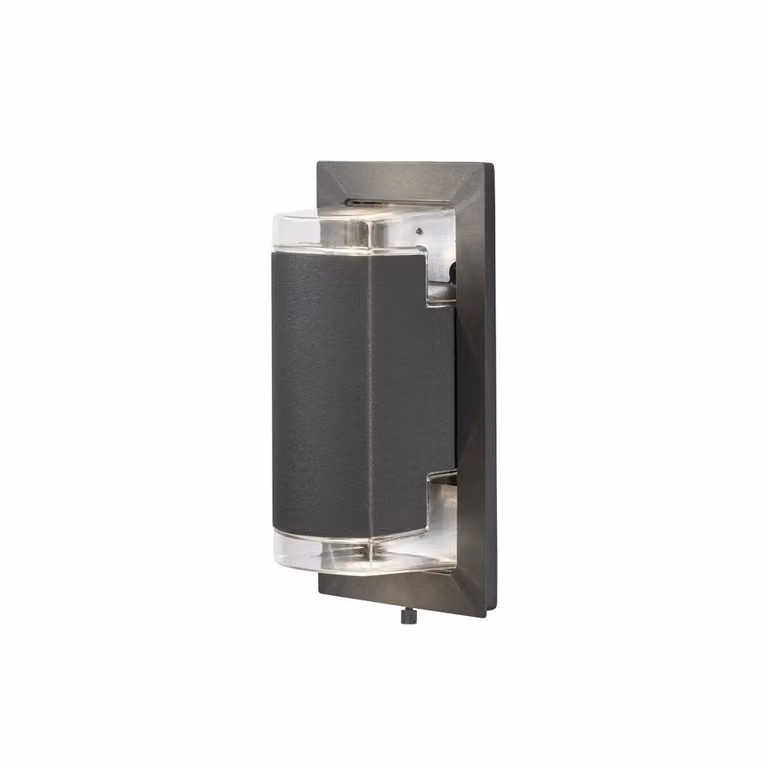 Konstsmide Potenza Up en Down Wandlamp Antraciet - 22 cm