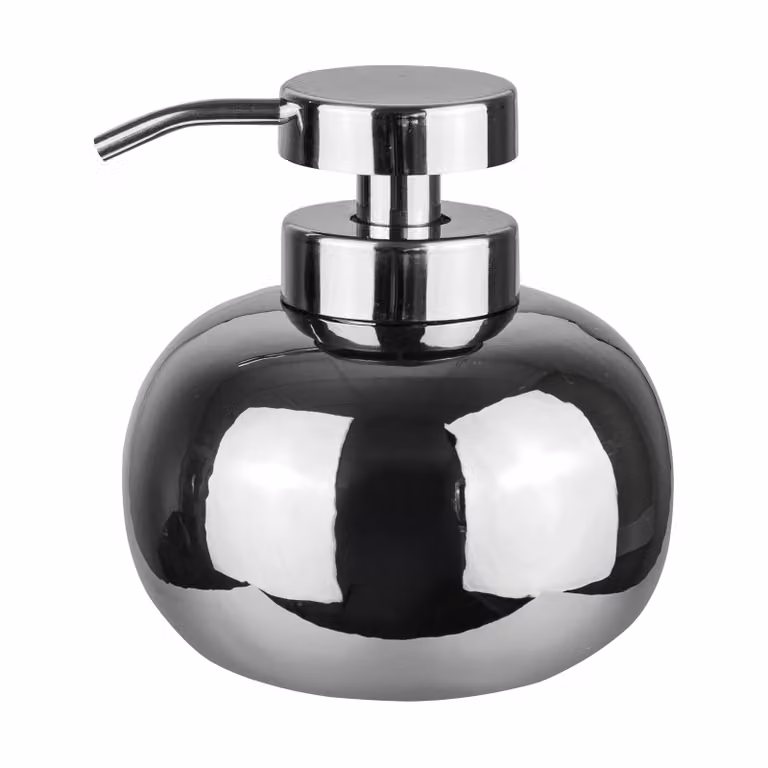 Mette Ditmer Lotus zeepdispenser laag Chrome