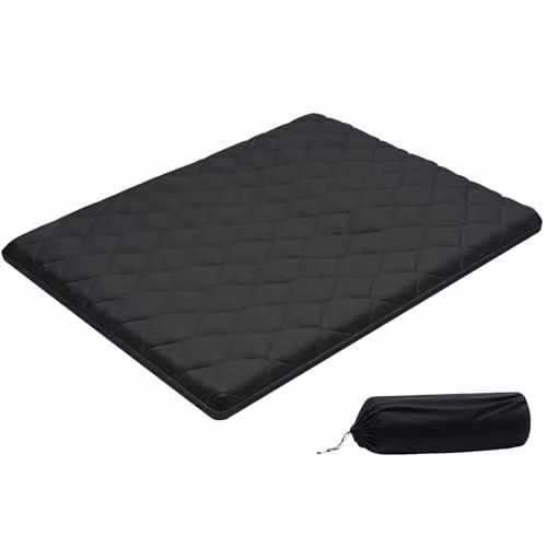 VEVOR Japanse futonmatras, zwart, B/D/H: 203,2 x 152,4 x 8,9 cm