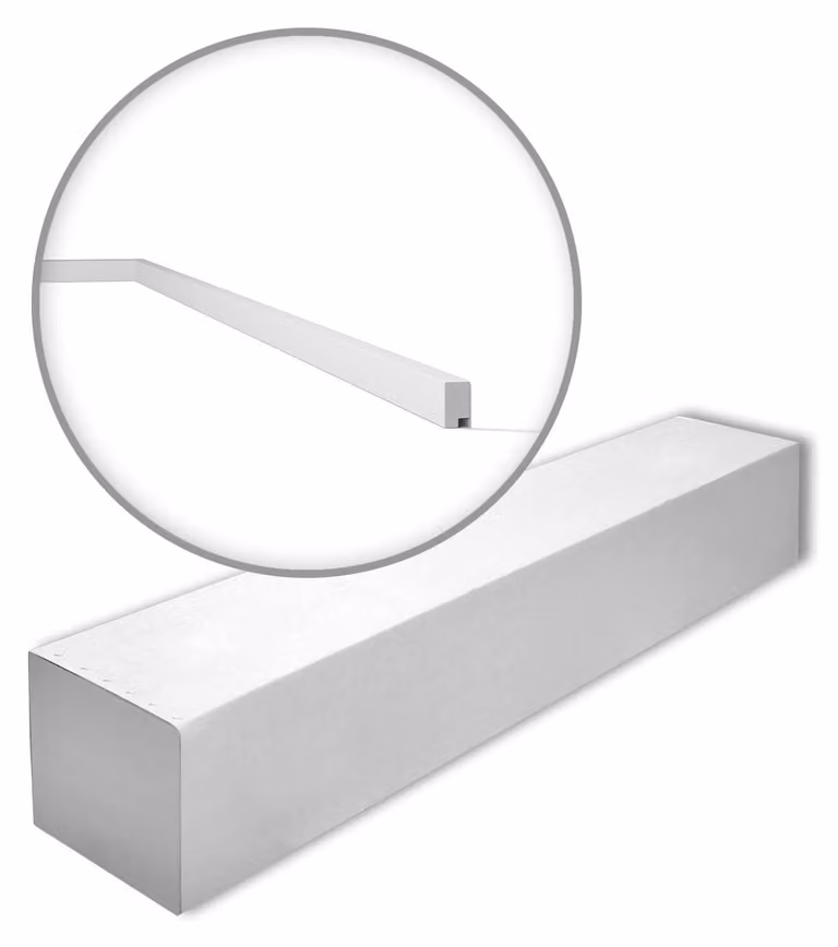 NMC WALLSTYL Plint FL11-box-10, 1 doos van 10 stukken, 20 m