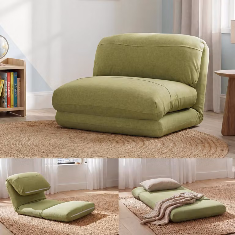 Mendler Slaapfauteuil HWC-E68 Relaxfauteuil Groen
