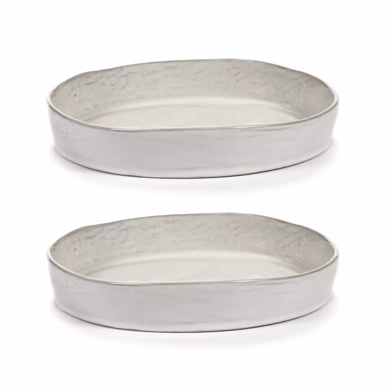 Serax La Mère diep bord 2-pack Off white Ø23 cm