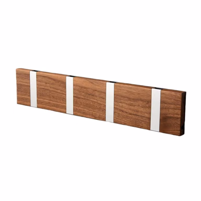 LoCa Knax kledinghanger geolied walnoot-grijs, Breedte: 40 cm