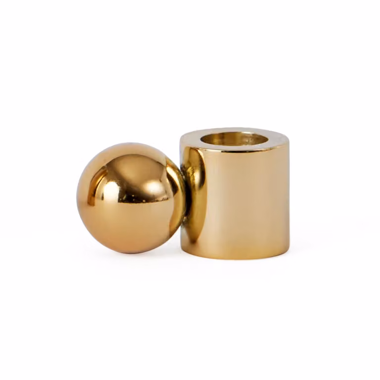 OYOY Palloa kandelaar klein Messing Gold