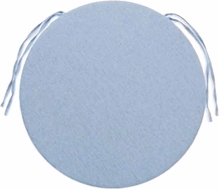 Comfortabele beige zitkussens met afneembare hoes en antislip onderzijde, Diameter: 40 cm