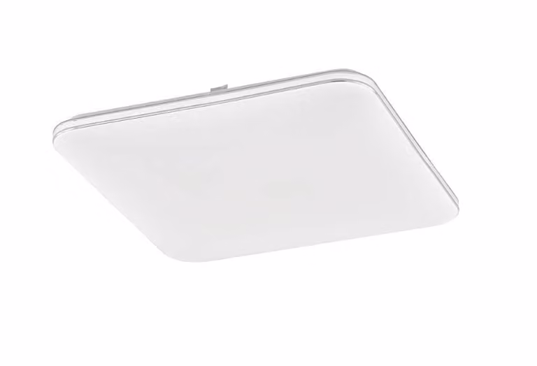 Fischer & Honsel Porto Vierkante Led Plafonnière - Wit - 48,5 cm