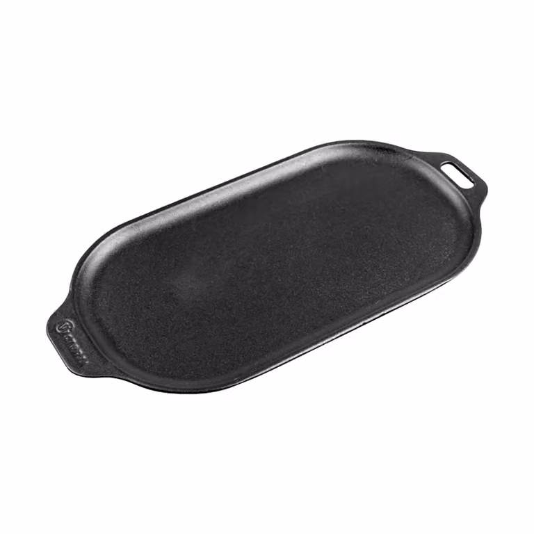 Victoria ovaal geëmailleerd grillplaat 34,3 x 16,4 cm