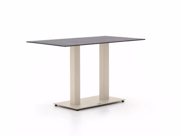 Forza Furniture Tuineettafel Forza - Rechthoekig - Zwart - B: 120 cm, D: 73 cm, H: 70 cm