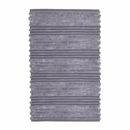 Enora Badmat Donkergrijs 60 x 100 cm