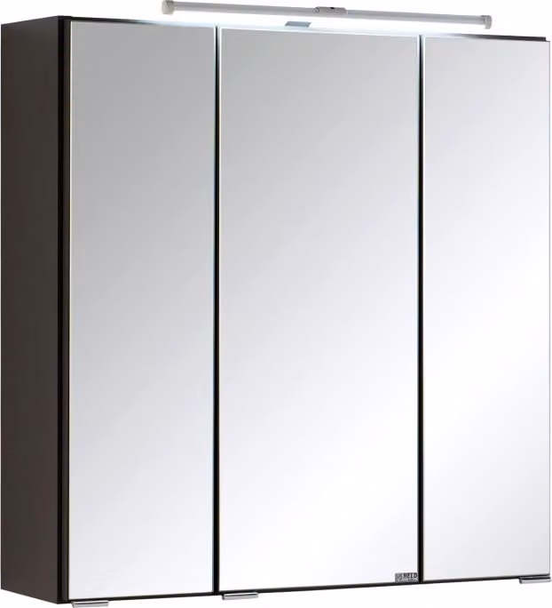 Held Möbel Spiegelschaaf COMO-03 grijs B/D/H: 60 x 20 x 64 cm
