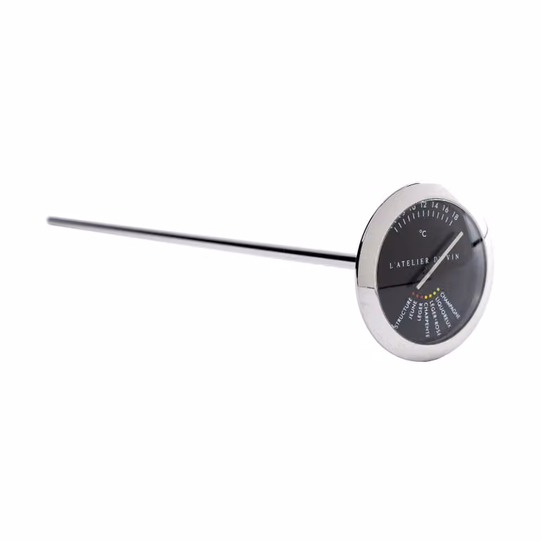 L'Atelier du Vin Wijnthermometer Roestvrij staal