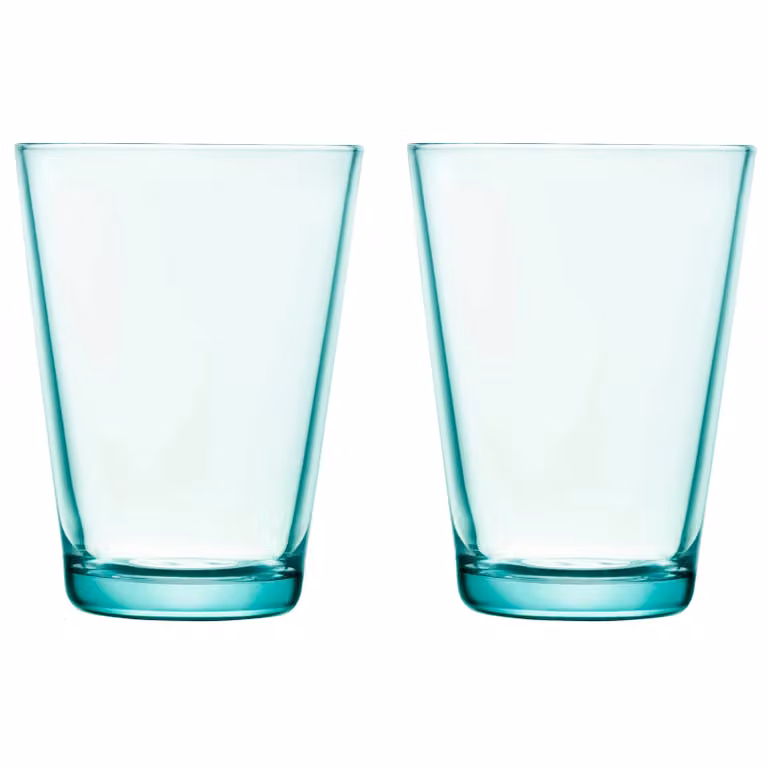 Iittala Kartio drinkglazen 2-pack, groen, 40 cl