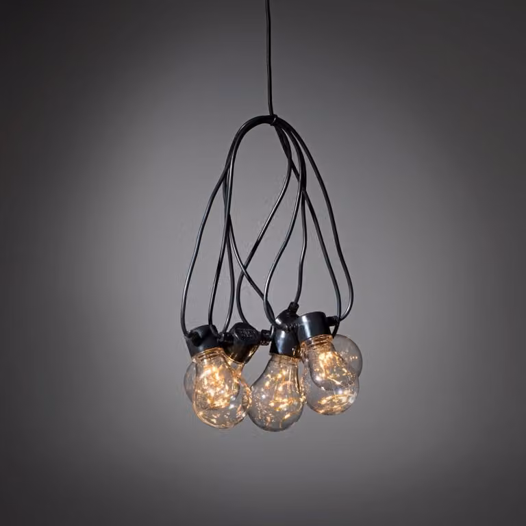 Konstsmide Partylight lichtsnoer met 10 Pearlled lichtbronnen, 4,5m