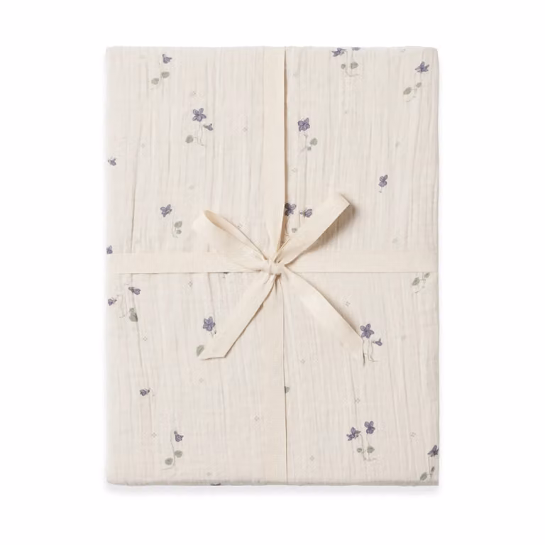 Garbo&Friends Viola Muslin hoeslaken voor baby's B/D/H: 120 x 60 x 20 cm