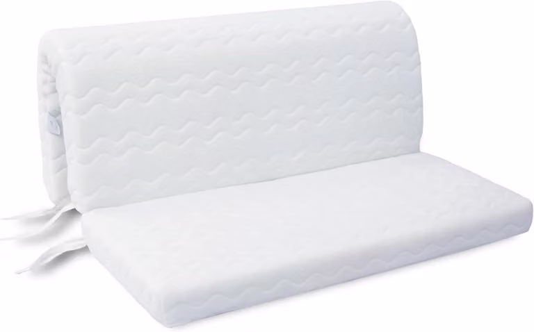 Wit Matras voor Slaapbank met Afneembare Wasbare Hoes - 160 x 190 cm