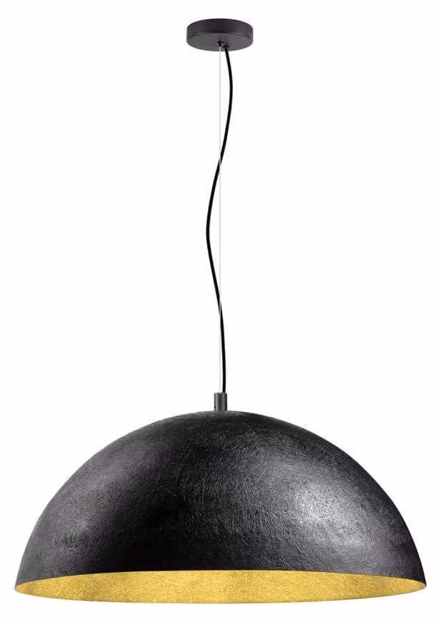 SLV Forchini 70 Hanglamp zwart en goud met E27 fitting