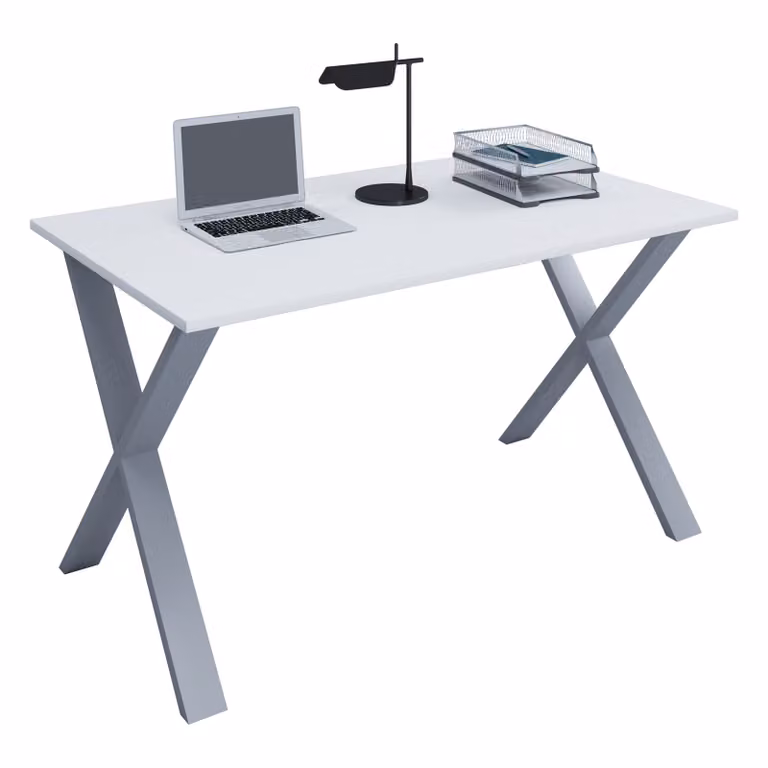 Lona X Houten bureau met metalen poten H 76 x B 110 x D 80 cm