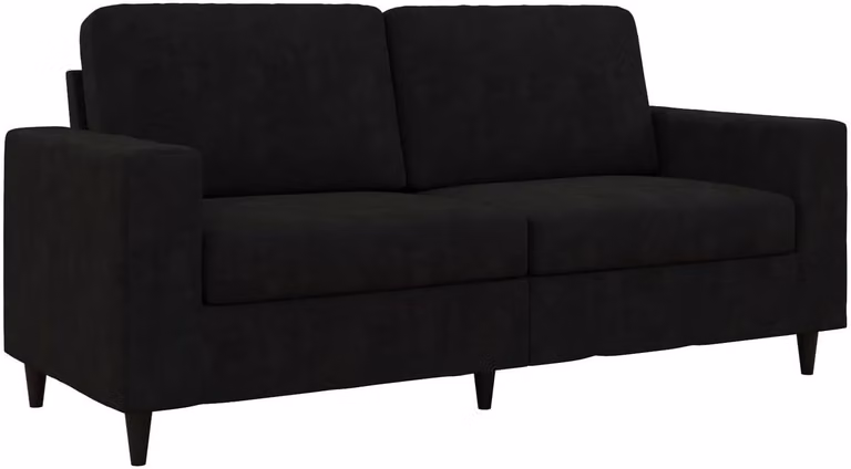 Notio Living Cooper 3-zits Chesterfield Sofa - Zwart Fluweel