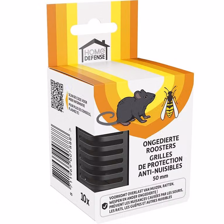 Home defense stootvoegrooster 50 mm 10 stuks