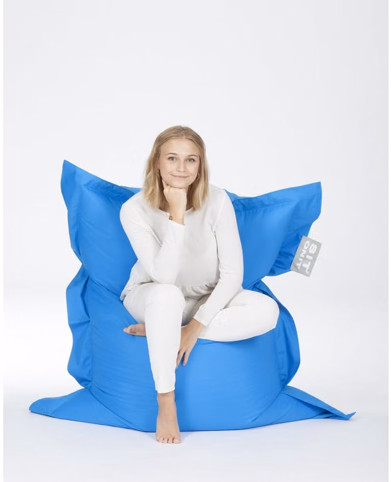 SitOnIt Zitzak voor volwassenen, Blauw, B/D/H: 135 x 20 x 165 cm