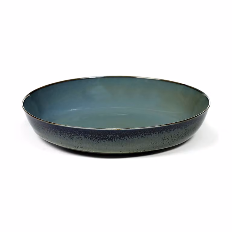 Serax Terres de Rêves dinerbord, blauw, keramiek, diameter: 21 cm