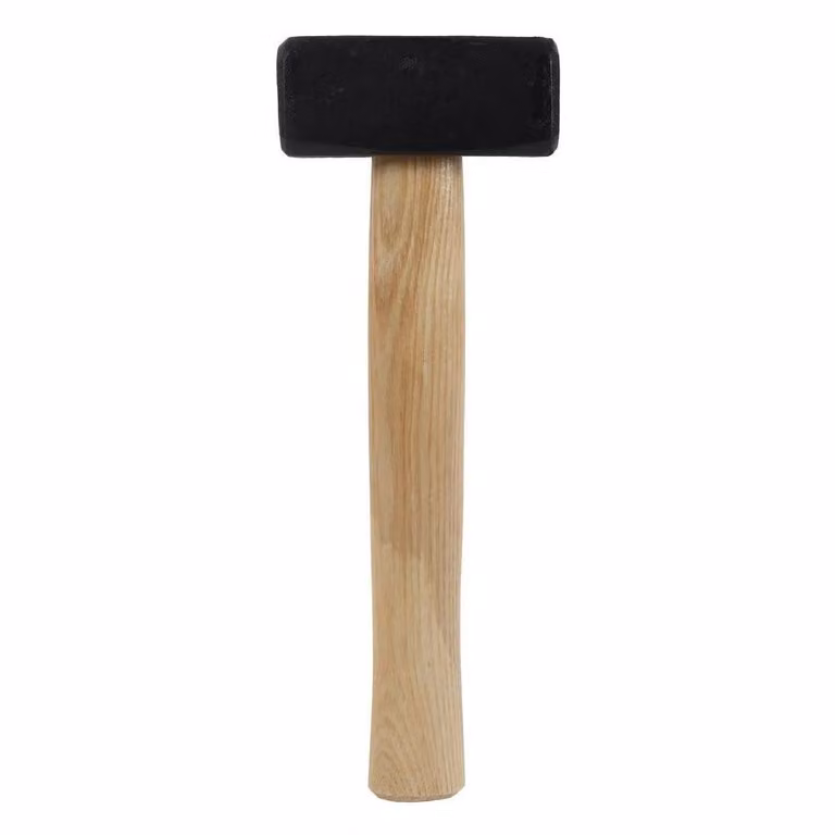 Talen Tools Handmoker Vuisthamer met Essenhouten Steel, 1000 gram, Zwart
