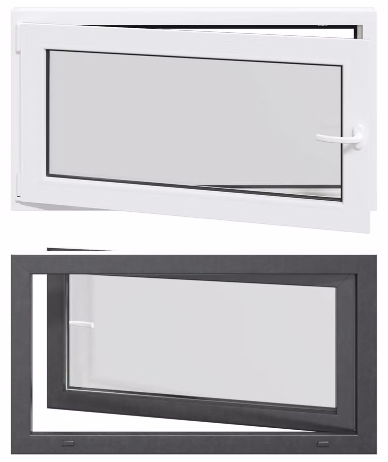 vidaXL Kipp- en draaikraam voor kelder, model RISOR, B: 110 cm, D: 50 cm